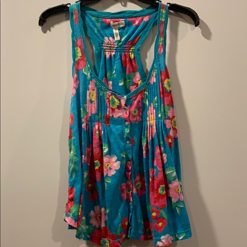 Aeropostale flowery blouse